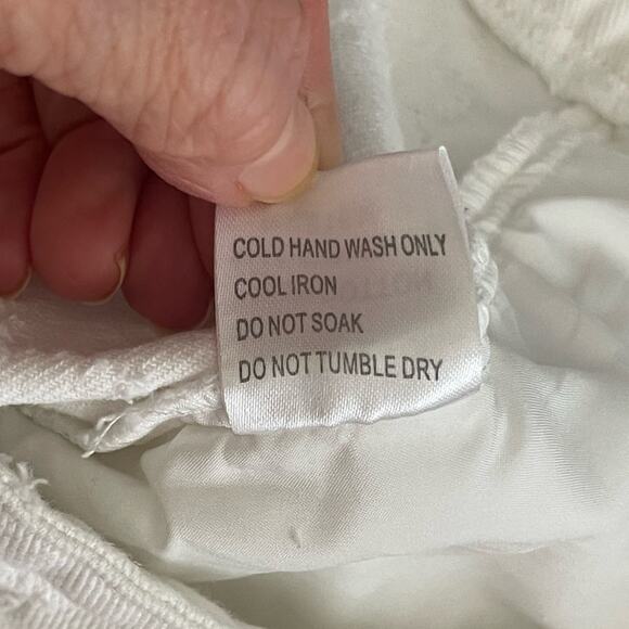 Princess Polly White High Waist Denim Wide Legs 8 - Picture 3 of 12